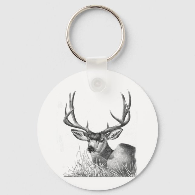 mule deer 88 key ring (Front)