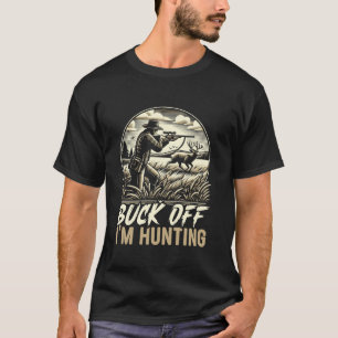 Mule Deer Hunter Animal Hunt Rifle Hunting Long Sl T-Shirt