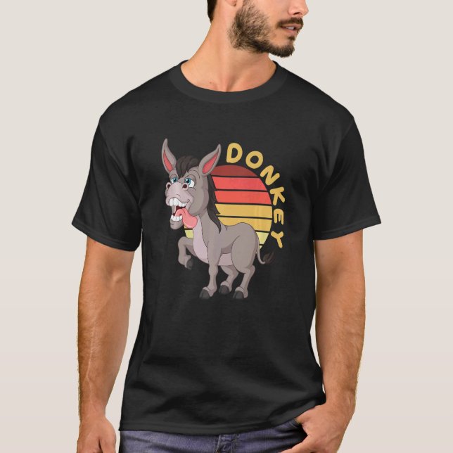 Mule Fans Muli  Long Ear Donkey T-Shirt (Front)