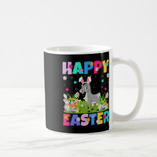 Mule Happy Easter Egg Hunt Bunny Ear Mule Easter Coffee Mug