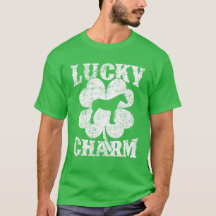 Mule Lover Shamrock Lucky Charm Mule St Patrick's T-Shirt