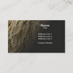 Mule Sheep Wool Business Card