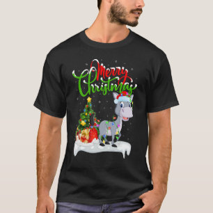 Mule Xmas Decorations Santa Mule Christmas T-Shirt