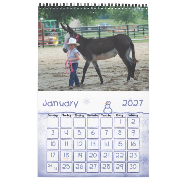 MULES RULE CALENDAR (Jan 2027)