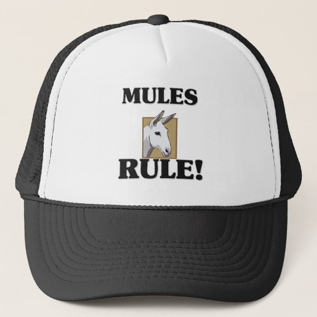 MULES Rule! Trucker Hat (Front)