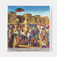 Muley Abder Rahman Surrounded By His Bodyguards