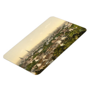 Mulhouse from the South, Alsace, France Magnet