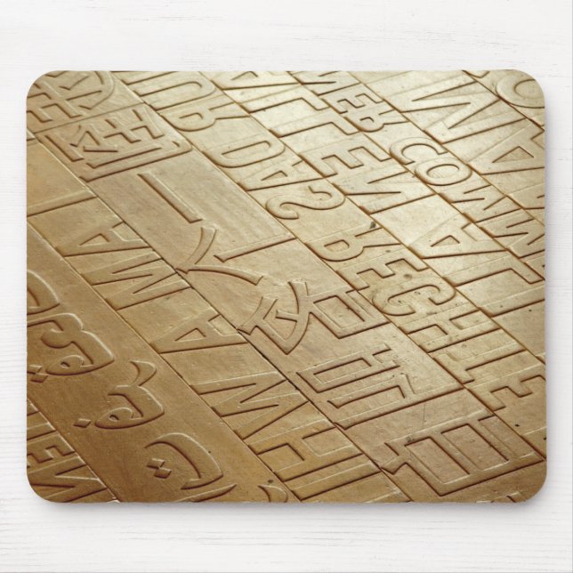 Mulitlingual Floor Mouse Pad (Front)