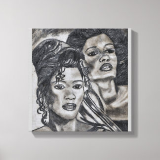 MULLATO BEAUTY canvas Print