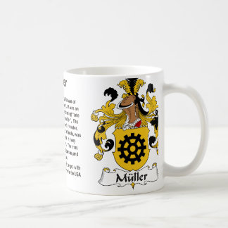Muller Family Crest mug