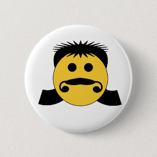 Mullet 6 Cm Round Badge