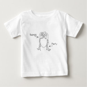 Mullet Anatomy Baby T-Shirt