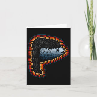 Mullet Fish With Mullet Funny Fishing  Card