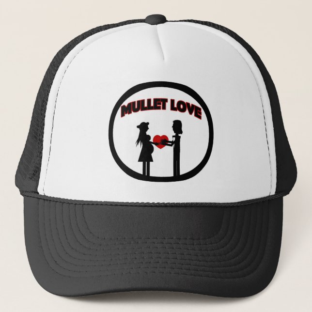 Mullet Love Trucker Hat (Front)