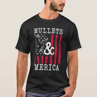 Mullet Shirt USA Eagle Mullet Merica Vintage Ameri