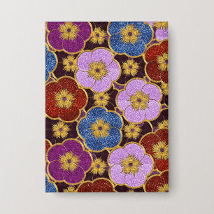 Mult-Coloured Flowers Pattern