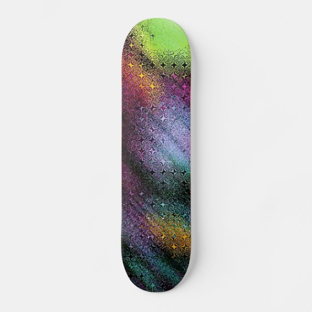 Multi Abstract Psychedelic Design Skateboard (Front)