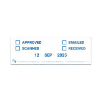 Multi Action Office self inking Stamp with Date