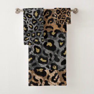 Multi Animal Print Towel Set