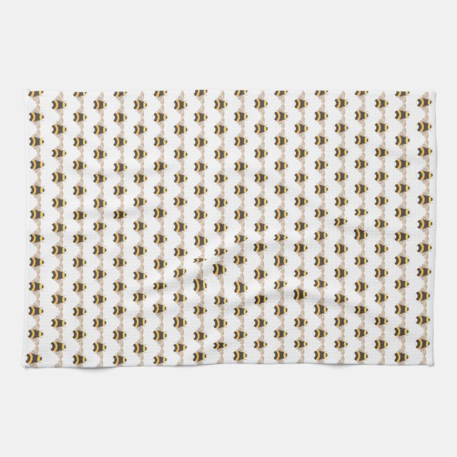 Multi Bee Apron Tea Towel (Horizontal)