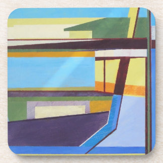 Multi blue coaster set