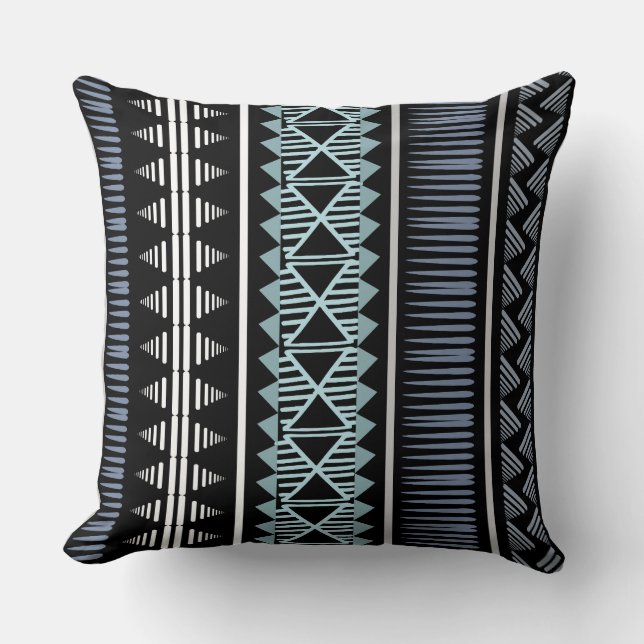 Multi-Blue/Green Decorative Pillow (Front)