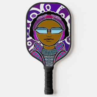 Multi Color Doodles  Pickleball Paddle