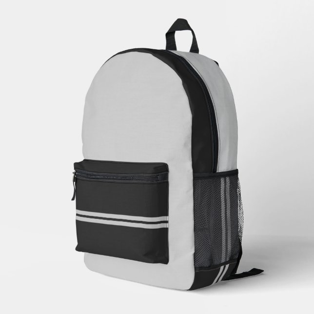 Multi-Color Grey Backpack (Back Corner Right)