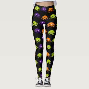 Multi color Halloween Spider Leggings