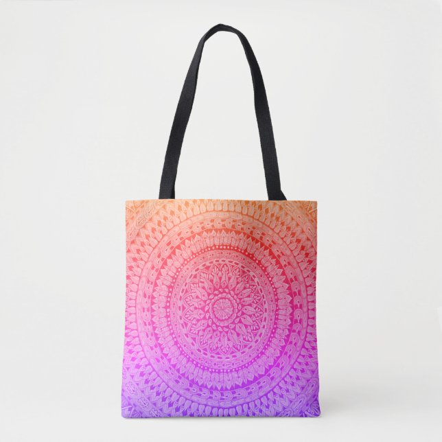 Multi Color Mandala Original Art  Tote Bag (Front)