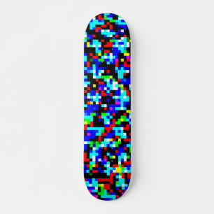 Multi-Color Pattern Skateboard