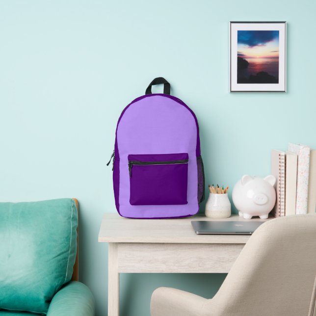 Multi-Color Purple Backpack (Insitu)