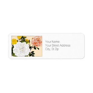 Multi-color Rose, Botanical Art Address