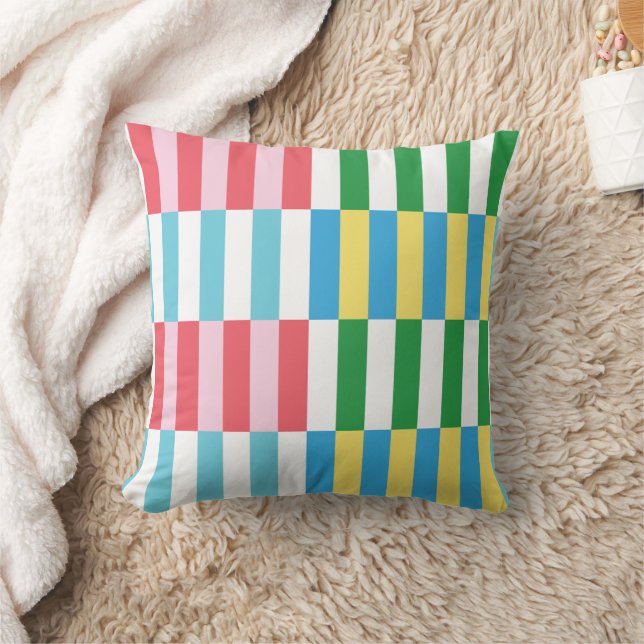 Multi-color stripe cushion (Blanket)