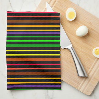 Multi Color Stripe Pattern Tea Towel