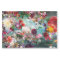Multi Color Teal Blended Floral Tissue Pape
