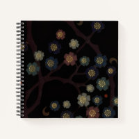 Multi-Colored Flowers On Black