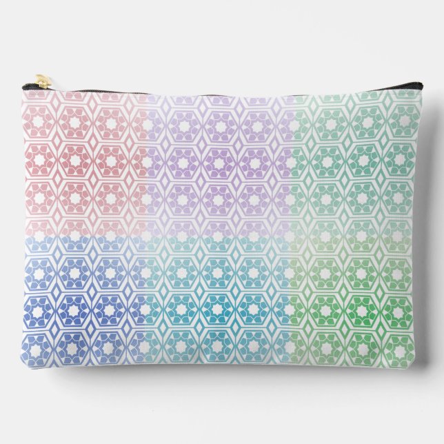 Multi-Colored Large Accessory Pouch (Front)