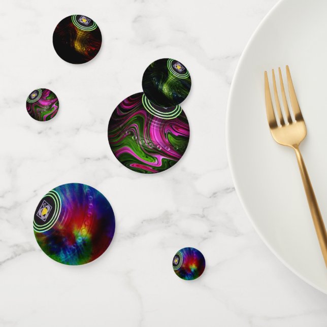 Multi Colored Lawn Bowls, Table Confetti (Group)