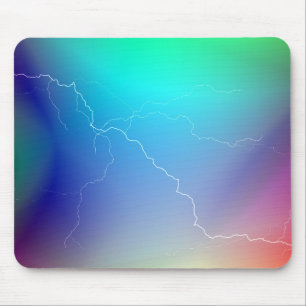 Multi-Colored Lightning mousepad