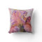 MULTI-COLORED PINK IRIS TOSS PILLOW