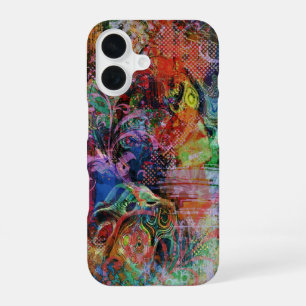Multi Colored Textures iPhone 16 Case