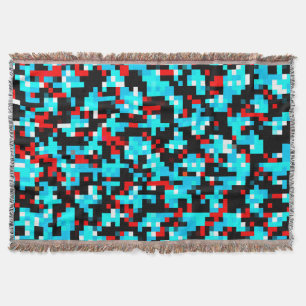 Multi-Colour Abstract Pattern Throw Blanket