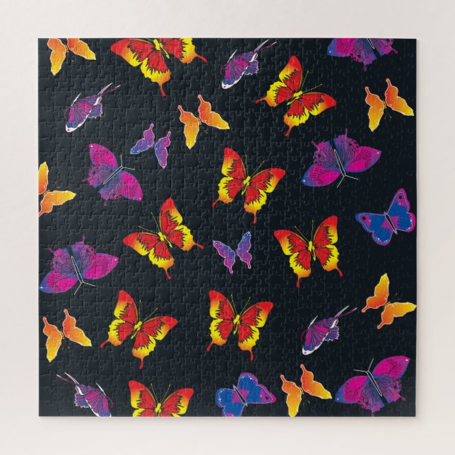Multi Colour Butterflies Jigsaw Puzzle (Vertical)