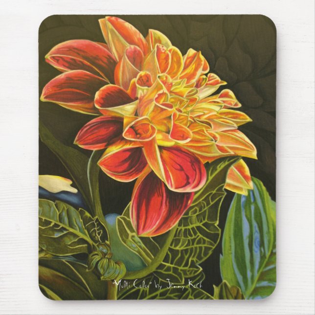 "Multi Colour" by Jenny Koch Mouse Pad (Front)