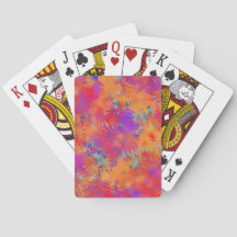 Multi colour deck of cards