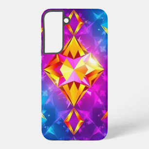 Multi-Colour Diamond Pattern Mobile Samsung Galaxy Case