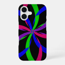 Multi Colour Figure 8 Geometric iPhone 16 Case