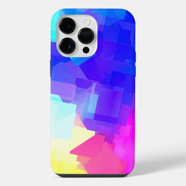 Multi Colour Fun Abstract iPhone Case (Back)