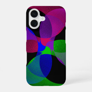 Multi Colour Geometric Fusion iPhone 16 Case